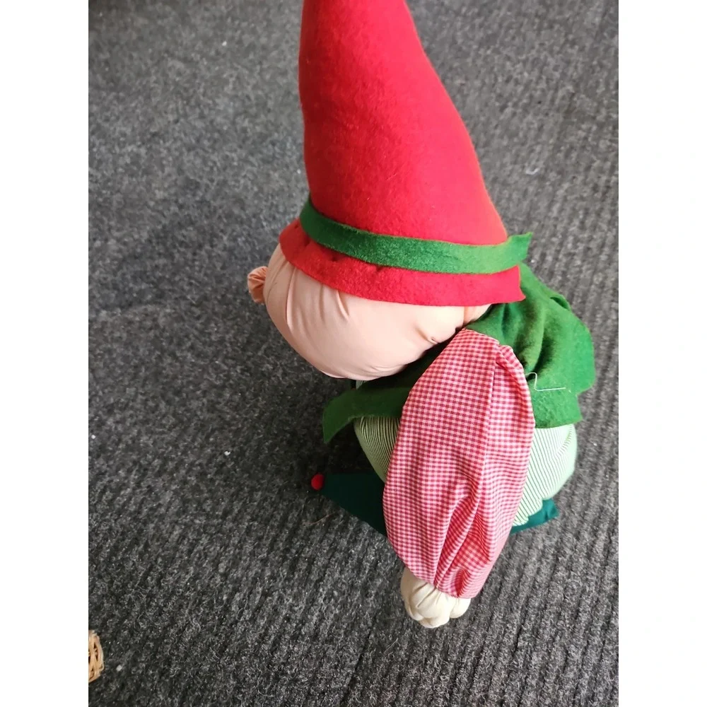Vintage Christmas Elf Plush Puffalump Puffy Happy Pixie 18